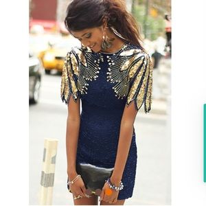 ❗️Stellar Sequin Shoulder Cocktail Dress